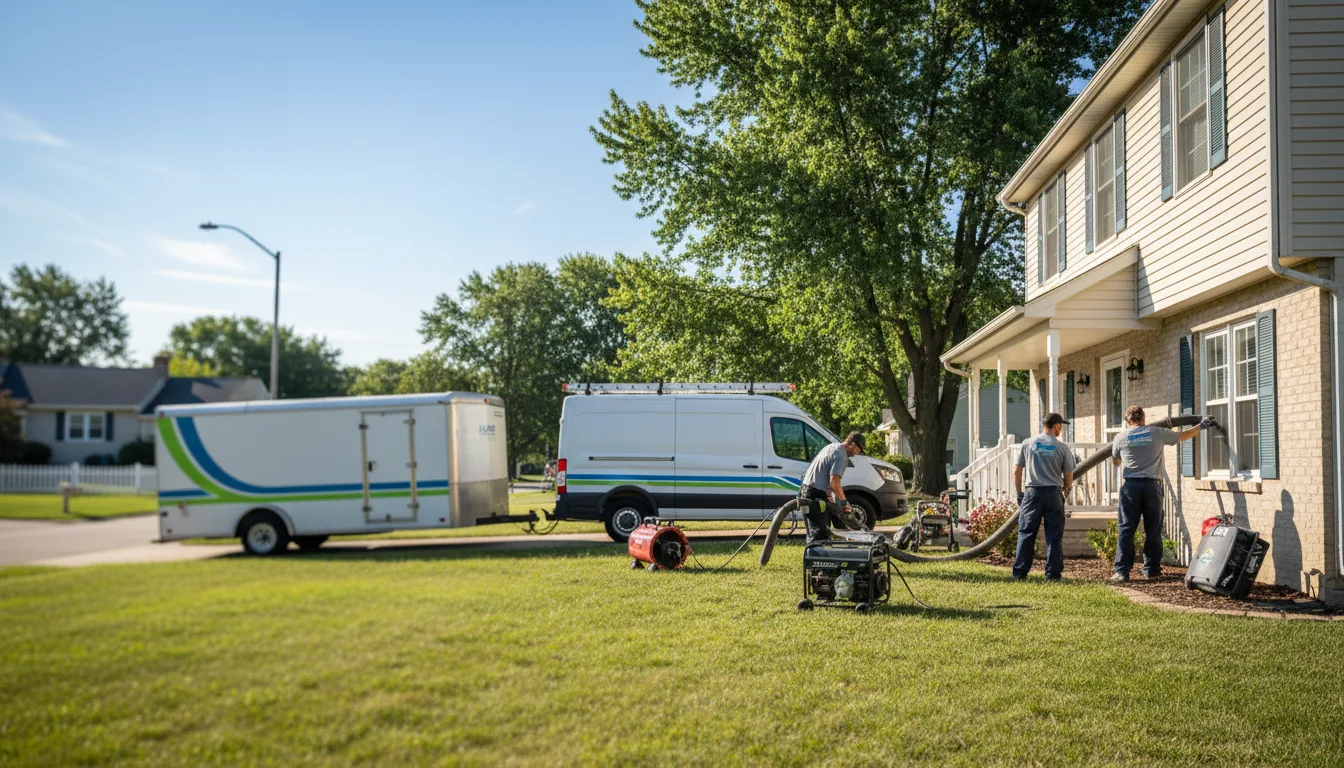 Flooded Basement Restoration And Cleanup With Repair in Sidell, IL near me